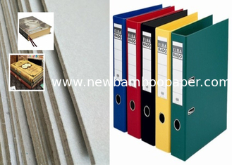 China Professional Hard Stiffness Gray Paperboard , Arch File Uncoated 2mm Greyboard supplier